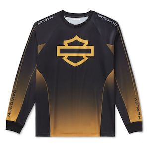 Mens Harley Leisure Wear: Harley MOTO JERSEY-KNITSELF EXPRESSI 96622-25VX