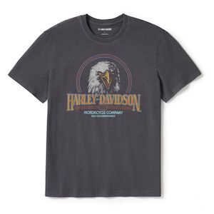 Mens Harley Leisure Wear: Harley TEE-KNITDARK GREY 96379-25VM