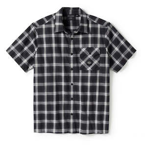 Harley SHIRT-WOVENBLACKOFF WHITE PL 96388-25VM