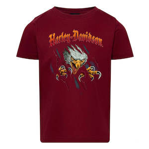 BRV4771 HD KIDS TEE FURY 100% COTTON MAROON FITS SIZE brv4771