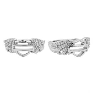 hdr0337 MOD H-D BLING WING BAND RING hdr0337