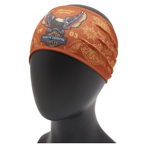 Harley 97735-25VW WOMEN'S NEON EAGLE HEADBAND - VINTAGE ORANGE