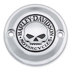 H D Collection Willie G Chrome: 25600066 Harley 25600066 WILLIE G SKULL TIMER COVER