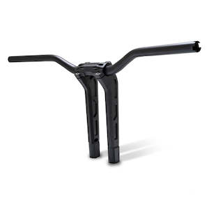 Aftermarket Performance Machine: PM PHATBAR RISERS W/BARS BLK INTERNAL WIRE 11.5IN 0208-2197m-smb