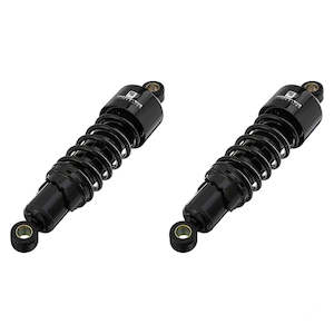 Aftermarket Progressive Suspension: PROGRESSIVE SUSPENSION 412 SERIES AMERICAN-TUNED GAS SHOCKS W/O COVERS BLACK 11 INCH