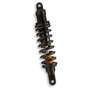 Aftermarket Progressive Suspension: PROGRESSIVE SUSPENSION 465 SERIES 12.2 INCH STANDARD DUTY SINGLE SHOCK IN BLACK ANODIZED FINISH FOR 2018-2023 SOFTAIL MODELS