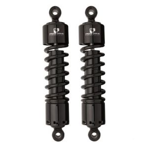 Aftermarket Progressive Suspension: PROGRESSIVE SUSPENSION SERIES 412 STANDARD SHOCK BLACK W/O COVER 11 INCH PR-412-4037B