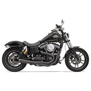 Aftermarket Bassani Exhausts: Road Rage II - 2 into 1 black DYNA bs-1d32rb