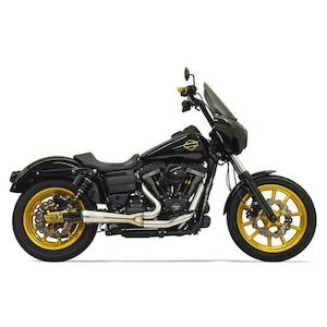 Aftermarket Bassani Exhausts: SHORT RIPPER 2-1 DYNA 06-17 SS bs-1d6ss