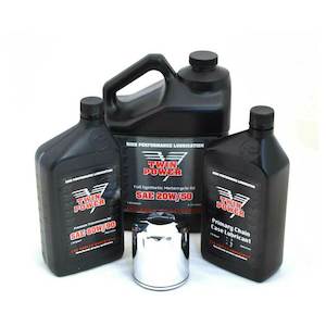 OIL CHANGE KIT SYN TWINCAM CHROME FILTER 410706-chr