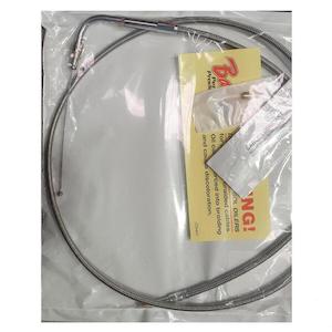 Aftermarket Throttle Cables: THROTTLE CABLE BNT S/S W/CLR+6 102-30-30015-06