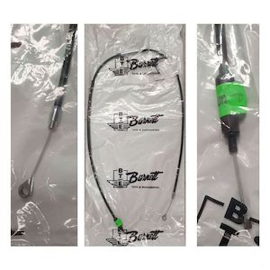 BARNETT HARLEY DAVIDSON CLUTCH CABLE : BLACK +12&QUOT;