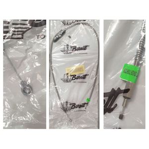 Aftermarket Clutch Cable: CLUTCH CABLE BNT S/S W/CLR 102-30-10036