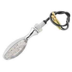 LED INDICATOR TEARDROP CHROME (PAIR) E-MARKED 266218
