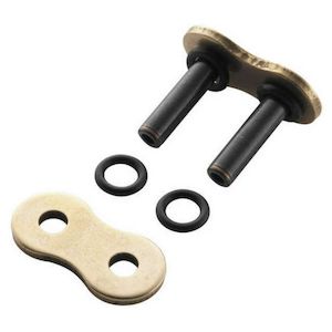 Aftermarket Bike Master: CHAIN RIVET JOIN LINK FOR 197292 GOLD 197308