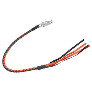 HANDLEBAR WHIPS BLK/ORANGE 477038