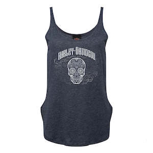 BRV4757 HD WMNS TANK CALAVERA ANT DENIM brv4757