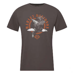 Auckland Harley Dealer Tees Hoodies And Gifts: BRV4712 HD MENS TEE KINDRED 100% COTTON CHAR brv4712