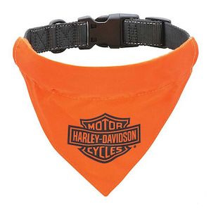 Harley Pets: hdx-90205 Harley Harley-Davidson Dog Pet Collar with Bandana, Large/XL 18"-26" Adjustable Clasp hdx-90205