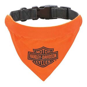 hdx-90204 Harley Harley-Davidson Dog Pet Collar with Bandana, Sm/Med 12"-18&hellip;