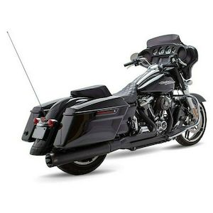 Aftermarket Milwaukee 8 Softail Family: M8 SIDEWINDER 2-1 TOURING BLACK 550-0729