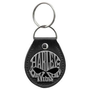 pc4546 Harley HD KEY CHAIN SKULL BLK VINYL FOB pc4546 pc4546