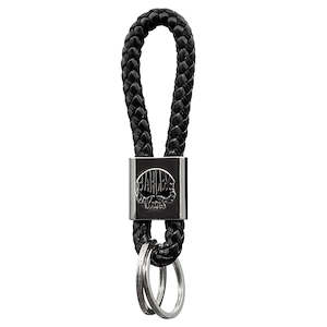 pc4545 Harley HD KEY CHAIN SKULL BLK VINYL BRAID pc4545 pc4545