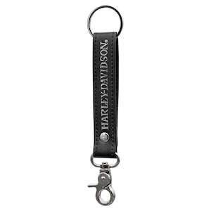 pc4542 Harley HD KEY CHAIN SKULL BK VINYL STRAP pc4542 pc4542