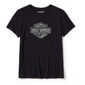 Harley 96543-25VW WOMEN'S ESSENTIAL BLING CREW NECK TEE