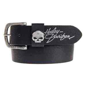 hdwbt11023-blk Harley HD BELT WOMENS ROCK CANDY BLACK hdwbt11023-blk