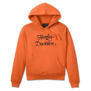 Mothers Day Gift Ideas: Harley HOODIE-KNITORANGE 96572-24VW
