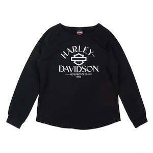 BRV1716 HD WMNS CREW NECK FLEECE ECLIPSED BLK brv1716