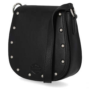 mw-mhw010-blk Harley VINTAGE RIVET CROSSBODY BLK 7.1``X6.7``X3.9`` mw-mhw010-blk&hellip;