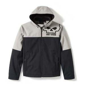 Harley Mens Clothing: HARLEY-DAVIDSON WILLIE G SKULL WATER REPELLENT SOFTSHELL JACKET 97413-25VM