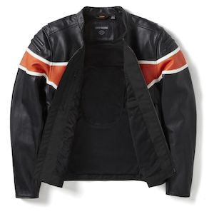 Harley Mens Jackets: Harley 97014-25VM MEN'S H-D TRENTON LEATHER RIDING JACKET