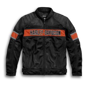 Harley Mens Jackets: Harley MENSTRENTON MESH RIDING JACKET