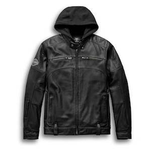 Harley MENSSWINGARM 3-IN-1 LEATHER JACKET - TALL