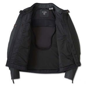 Harley MEN`S PARADIGM TRIPLE VENT SYSTEM 2.0 LEATHER JACKET - BLACK BEAUTY