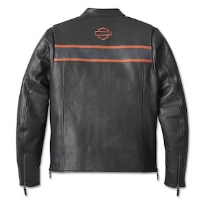 Harley Mens Jackets: Harley MEN`S VICTORY LANE II LEATHER JACKET - BLACK
