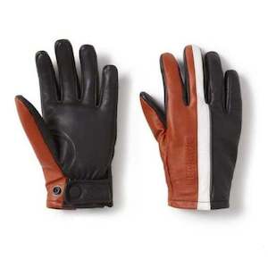Harley 97166-25VW WOMEN'S H-D TRENTON LEATHER RIDING GLOVES