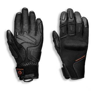 Harley Womens Gloves: Harley WOMEN`S H-D BRAWLER FULL FINGER GLOVE - 98109-21VW