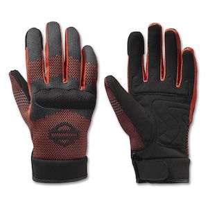 Harley Womens Gloves: Harley 98155-23VW WOMEN'S DYNA KNIT MESH GLOVES