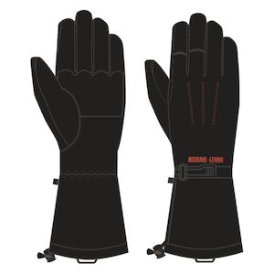 Harley Womens Gloves: Harley WOMENSH-D CIRCUIT WATERPROOF GAUNTLET GLOVES