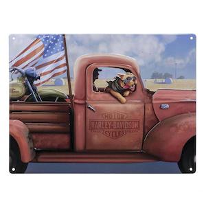 hdl-15554 Harley HD TIN SIGN JOYRIDE DOG 30 x 40 cm hdl-15554 hdl-15554