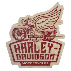 hdl-15558 Harley HD TIN SIGN WINGED M/CYCLE hdl-15558 hdl-15558