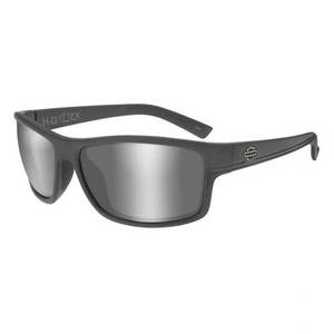 Genuine Harley Davidson Sunglasses 2: haslk04 HARLEY Mens Slick Sunglasses, Silver Flash Lens and ; Matte Graphite Frames haslk04
