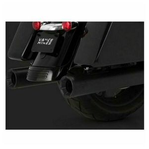 V46714 BLACK 4" ELIMINATOR 400 SLIP-ON MUFFLERS FOR 17-20 TOURING