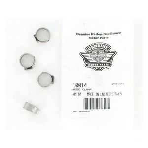 Harley HOSE CLAMP (silver) 10014
