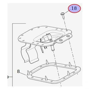 Harley SCREW BTN HD W/SEAL WASHR 10200374