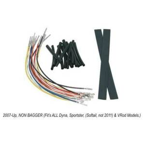 NAMZ HANDLEBAR CONTROL XTENSION HARNESS 15", FITS ALL 07-13 NON BAGGERS